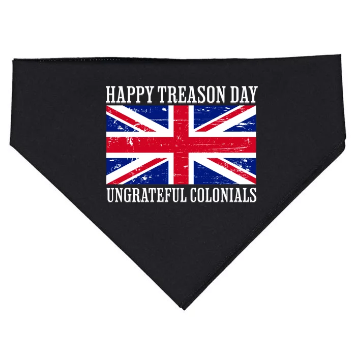 Happy Treason Day Ungrateful Colonials USA-Made Doggie Bandana