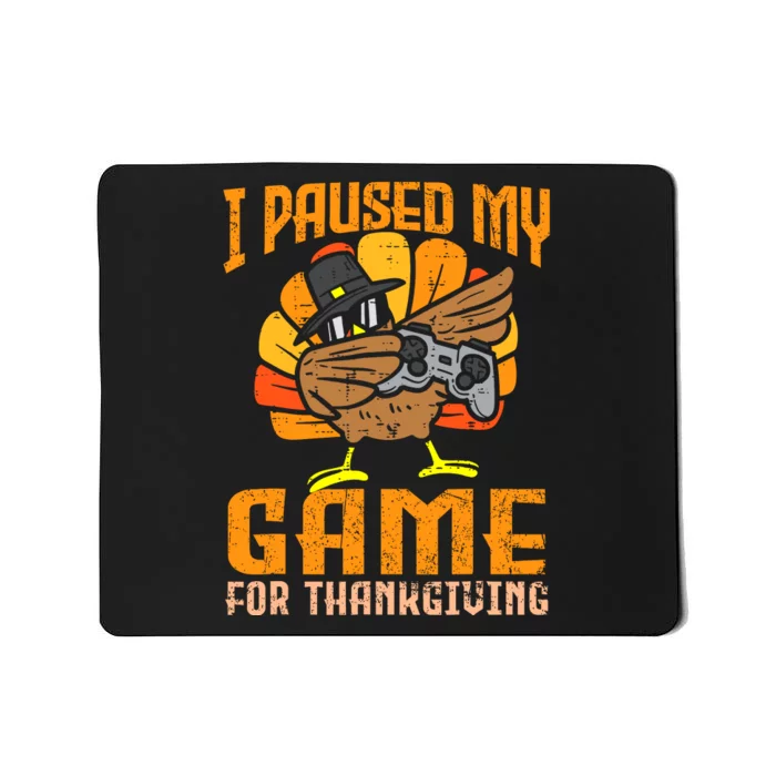 Happy Thanksgiving Dabbing Gamer Turkey Mousepad