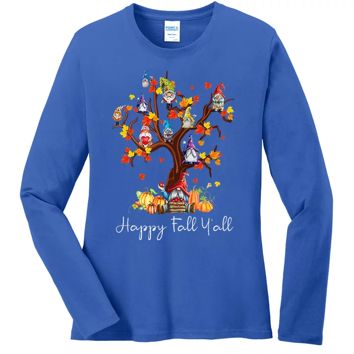 Happy Thanksgiving Day Funny Turkey Holiday Gifts Ladies Long Sleeve Shirt