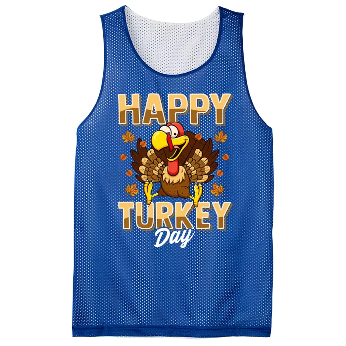 Happy Turkey Day Gift Thanksgiving Day Gift Holiday Gift Mesh Reversible Basketball Jersey Tank