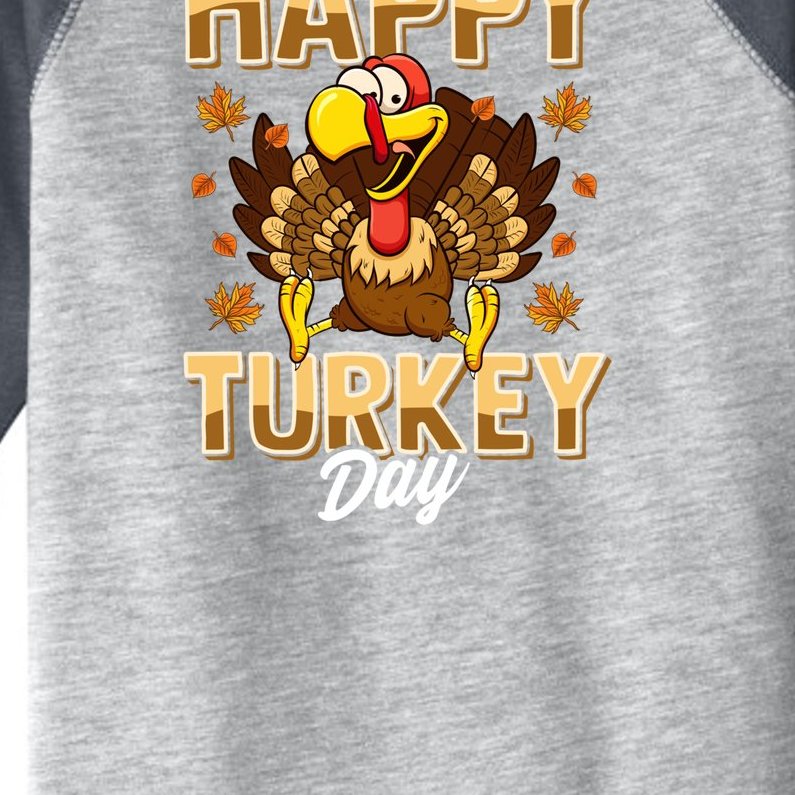 Happy Turkey Day Gift Thanksgiving Day Gift Holiday Gift Toddler Fine Jersey T-Shirt
