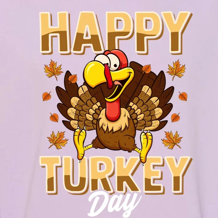 Happy Turkey Day Gift Thanksgiving Day Gift Holiday Gift Garment-Dyed Sweatshirt