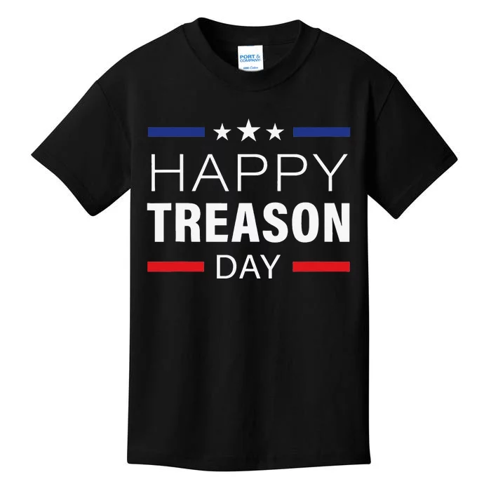 Happy Treason Day Funny British Party 4th of July Kids T-Shirt