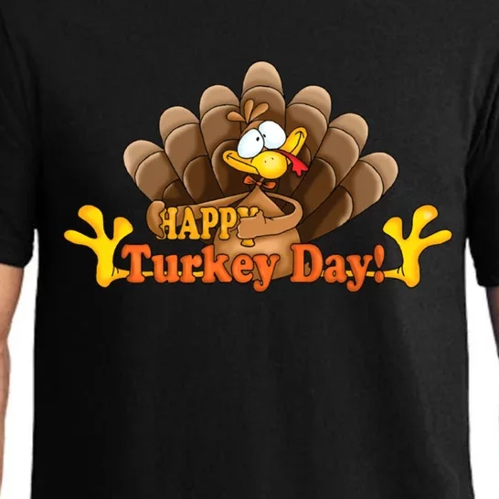 Happy Turkey Day Funny Thanksgiving Pajama Set