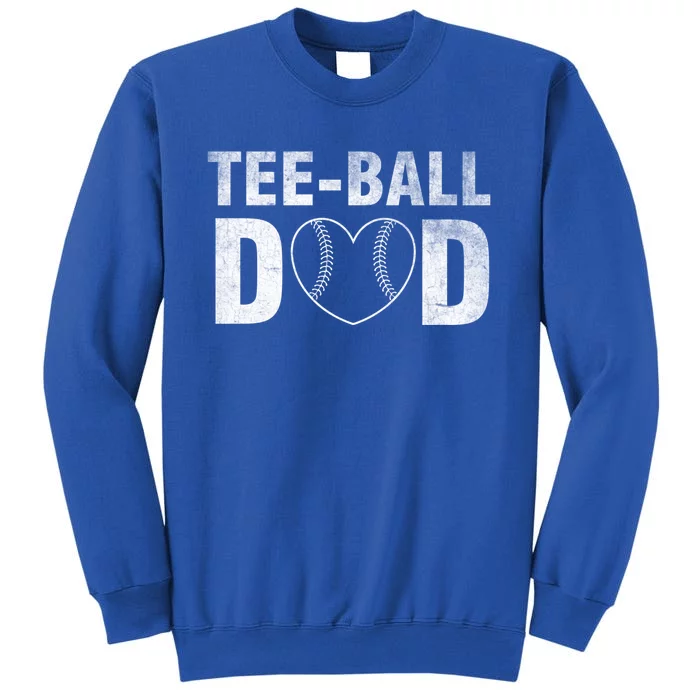 Humor Tball Dad Tcool Giftball Dad Tee Ball Daddy Sport Fathers Gift Tall Sweatshirt