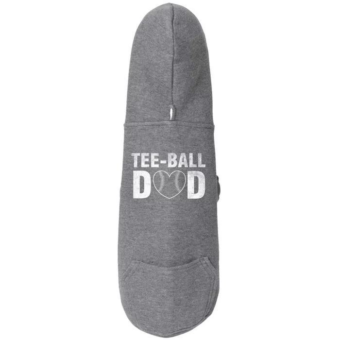 Humor Tball Dad Tcool Giftball Dad Tee Ball Daddy Sport Fathers Gift Doggie 3-End Fleece Hoodie