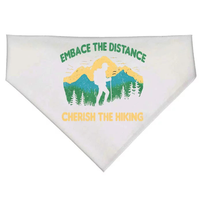 Hiking Through Distance Gift USA-Made Doggie Bandana