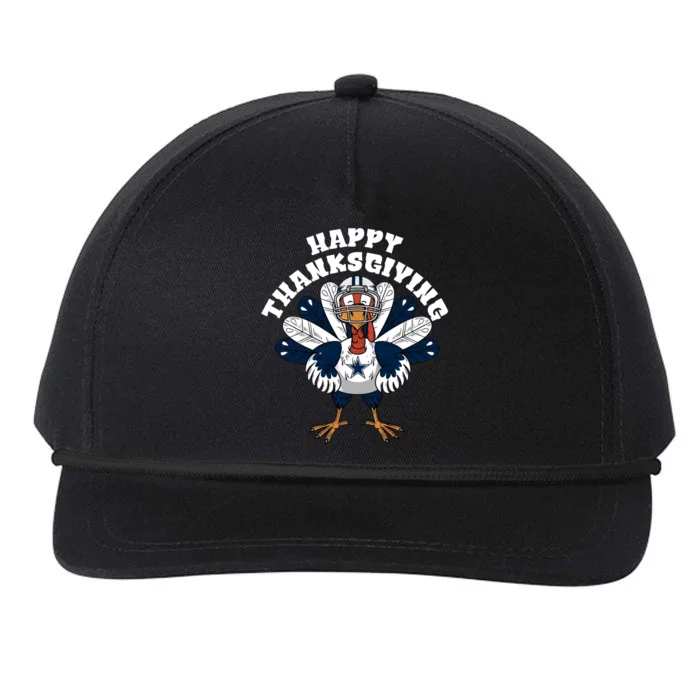 Happy Thanksgiving Dallas Cowboys Turkey Snapback Five-Panel Rope Hat