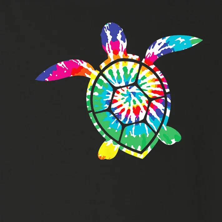 Hawaiian Tie Dye Sea Turtle Cute Sea Turtle Lover Toddler Long Sleeve Shirt