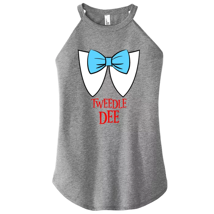 Halloween Tweedle Dee Fairytale Character Gift Women’s Perfect Tri Rocker Tank