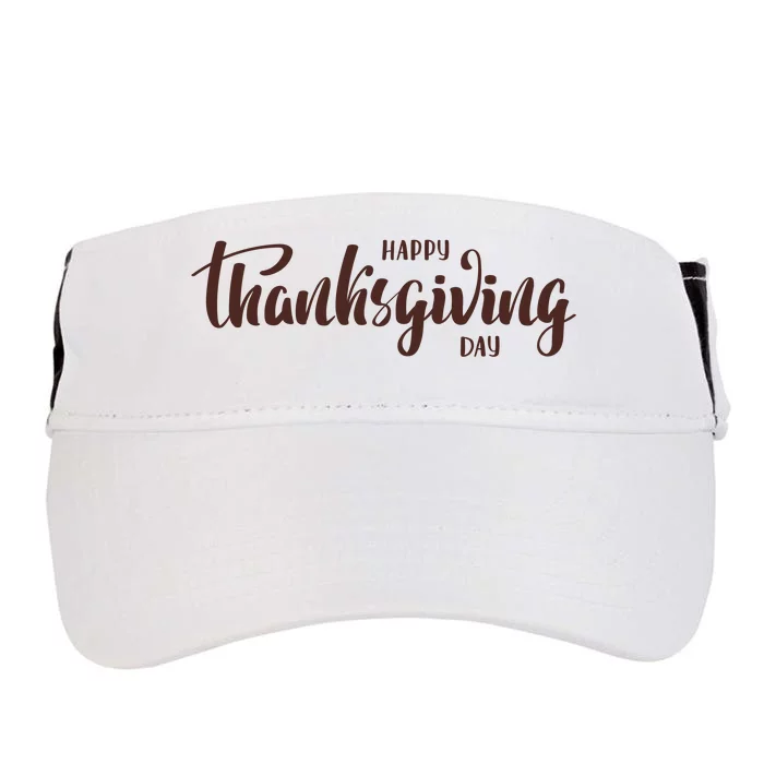 Happy Thanksgiving Day Holiday Adult Drive Performance Visor