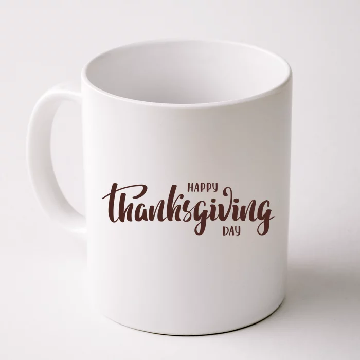 Happy Thanksgiving Day Holiday Front & Back Coffee Mug