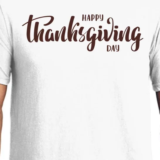 Happy Thanksgiving Day Holiday Pajama Set