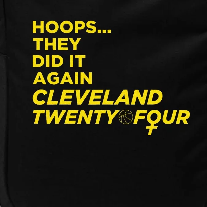 Hoops They Did It Again Cleveland Twenty Four Impact Tech Backpack