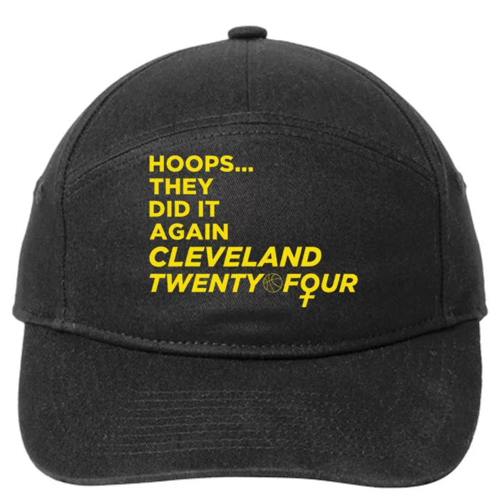 Hoops They Did It Again Cleveland Twenty Four 7-Panel Snapback Hat