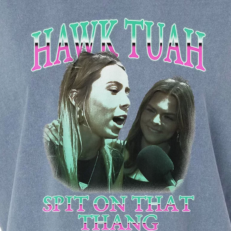 Hawk Tush Election Parody Funny Design Garment-Dyed Women's Muscle Tee