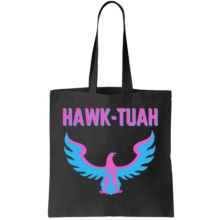 Hawk Tuah Funny Viral Meme Tote Bag