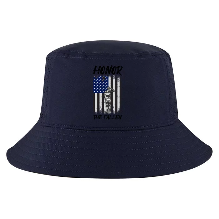 Honor The Fallen American Flag For Patriots Meaningful Gift Cool Comfort Performance Bucket Hat