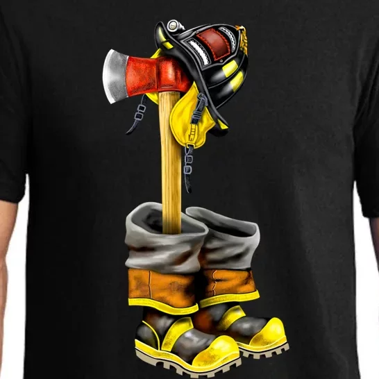 Honor The Fallen Firefighter Gift Cute Gift Pajama Set