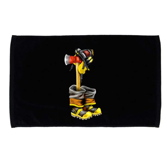 Honor The Fallen Firefighter Gift Cute Gift Microfiber Hand Towel