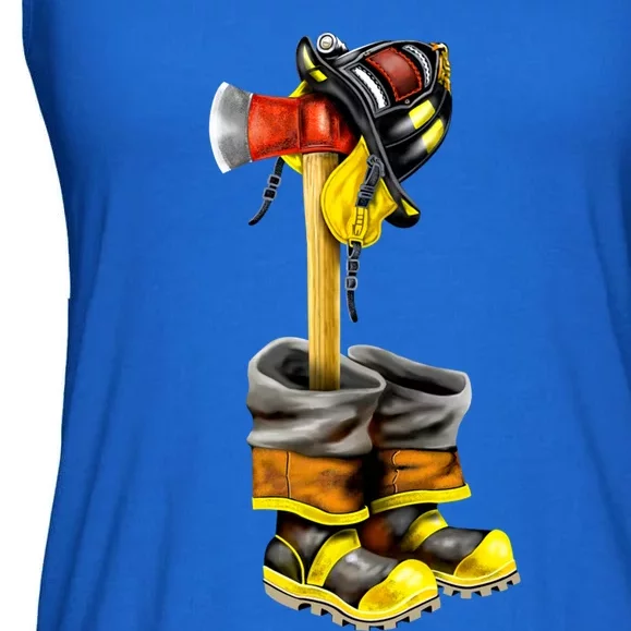 Honor The Fallen Firefighter Gift Cute Gift Ladies Essential Flowy Tank