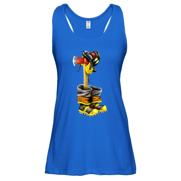 Honor The Fallen Firefighter Gift Cute Gift Ladies Essential Flowy Tank