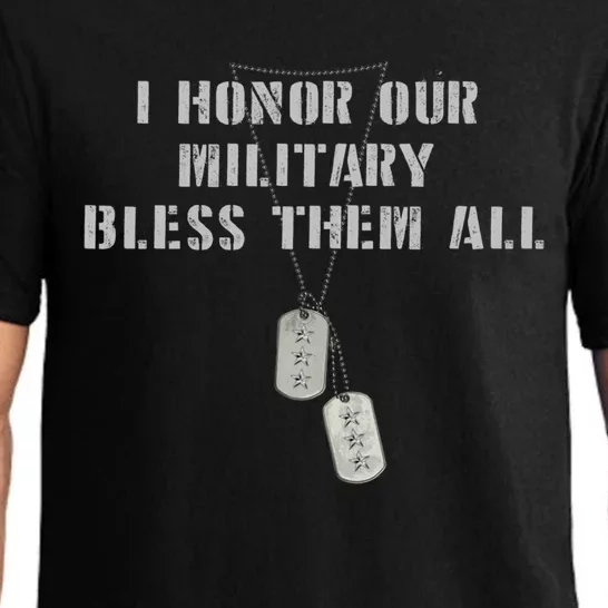 Honor The Fallen Veteran Military Support Gift Pajama Set