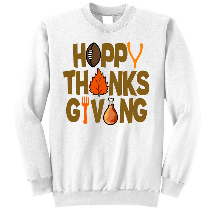 Happy Thanksgiving Football Autumn Holiday Sweatshirt