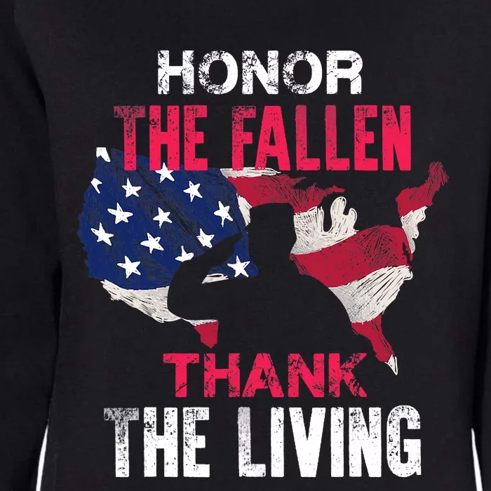 Honor The Fallen Veteran Themed Military Support US Army Womens California Wash Sweatshirt