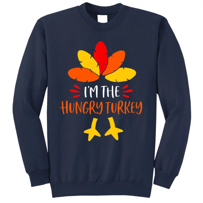 Hungry Turkey Family Shirts Matching Thanksgiving Pajamas Sweatshirt