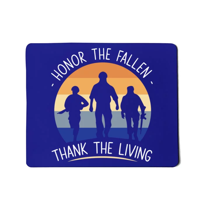 Honor The Fallen Thank The Living Usa Veteran Veterans Day Gift Mousepad