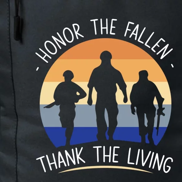 Honor The Fallen Thank The Living Usa Veteran Veterans Day Gift Daily Commute Backpack