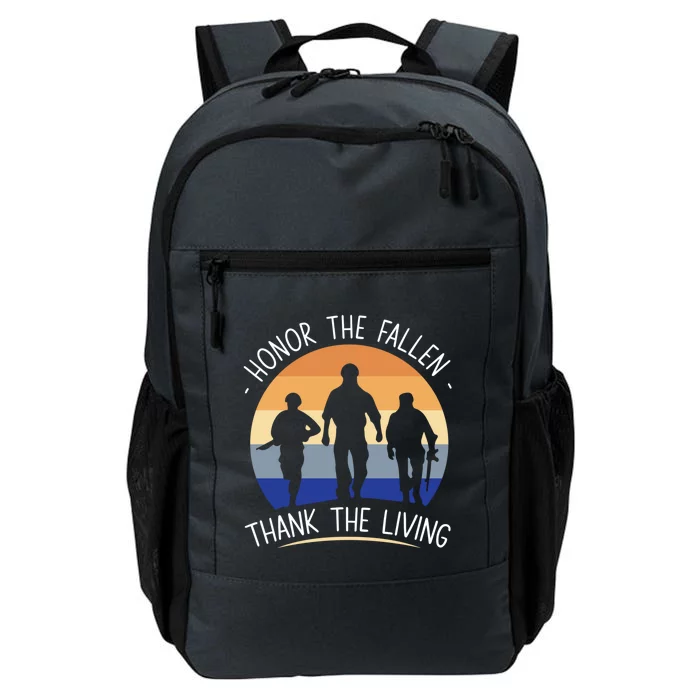 Honor The Fallen Thank The Living Usa Veteran Veterans Day Gift Daily Commute Backpack