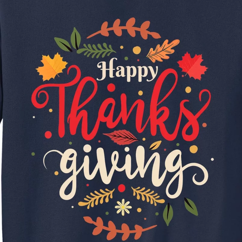 Happy Thanksgiving For Boys Girls Thanksgiving Family Sweatshirt