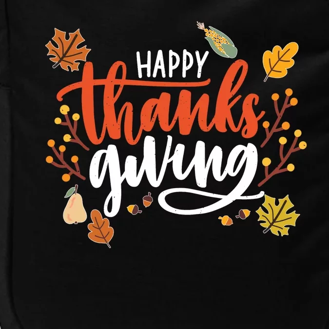 Happy Thanksgiving For Family Holiday Impact Tech Backpack