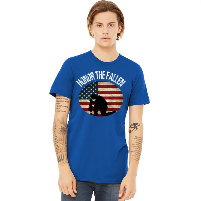 Honor The Fallen Patriotic Theme Great Gift Premium T-Shirt