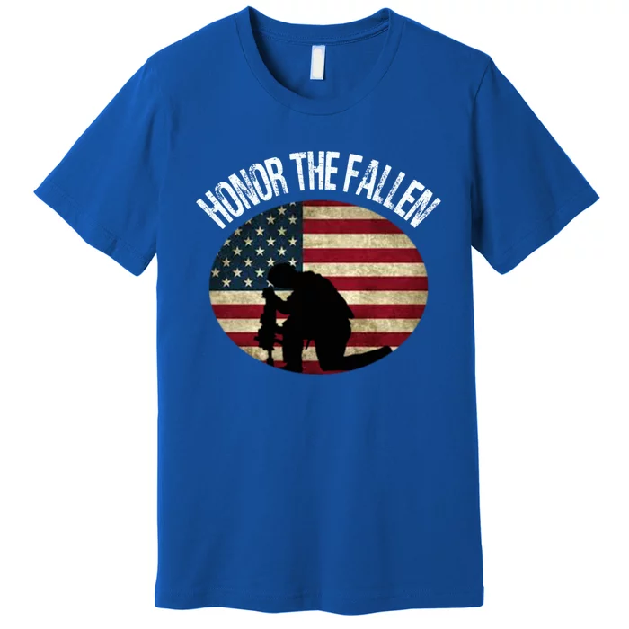 Honor The Fallen Patriotic Theme Great Gift Premium T-Shirt