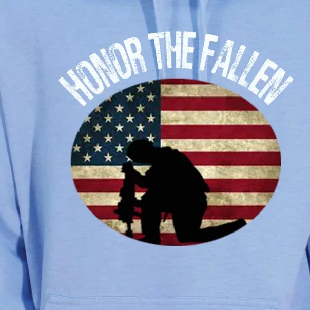 Honor The Fallen Patriotic Theme Great Gift Unisex Surf Hoodie