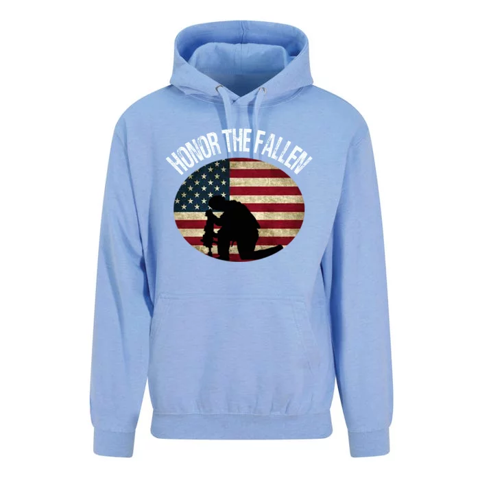 Honor The Fallen Patriotic Theme Great Gift Unisex Surf Hoodie