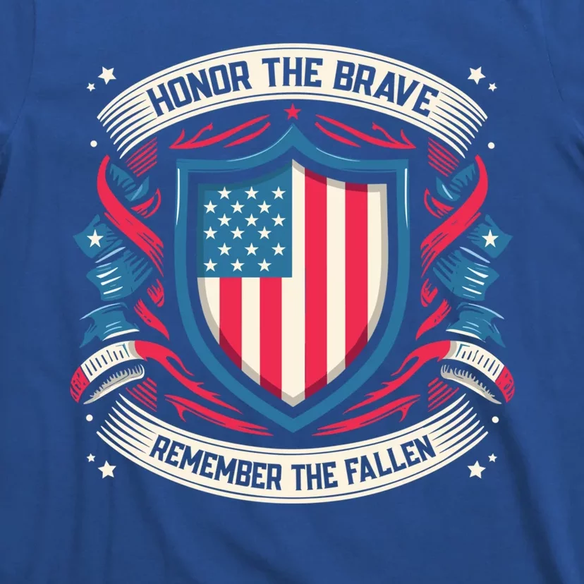 Honor The Fallen Veteran Military Veterans Day T-Shirt