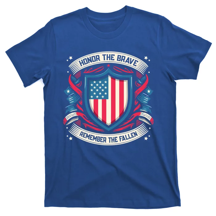 Honor The Fallen Veteran Military Veterans Day T-Shirt