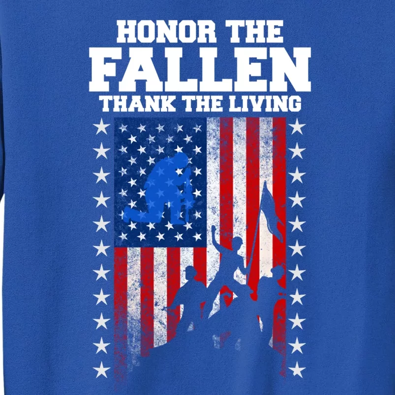 Honor The Fallen Thank The Living Memorial Day Gift Sweatshirt