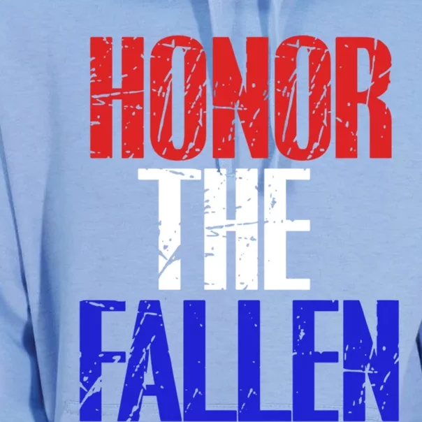 Honor The Fallen Veterans Military Gift Unisex Surf Hoodie