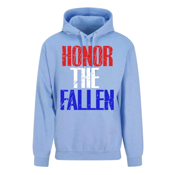 Honor The Fallen Veterans Military Gift Unisex Surf Hoodie