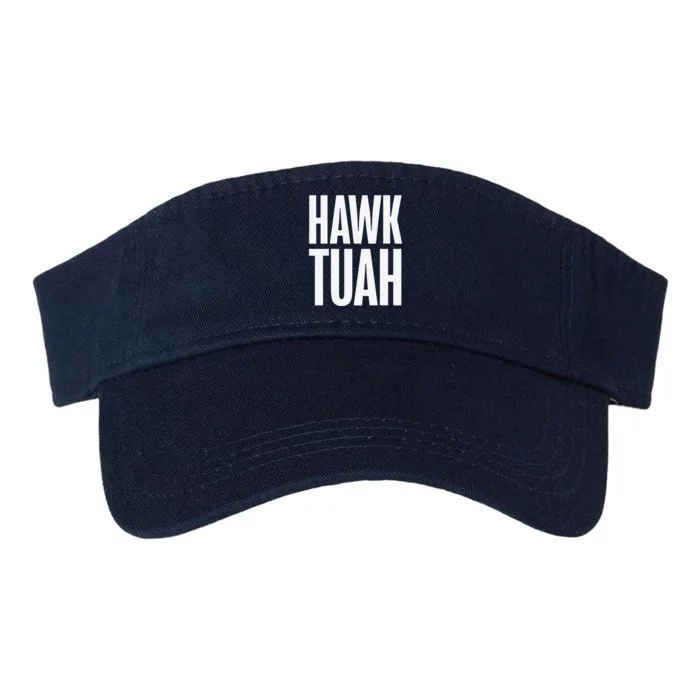 Hawk Tuah Funny Gag Gift Valucap Bio-Washed Visor