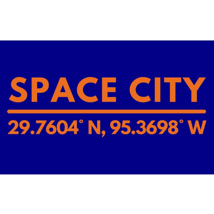 Houston Tx Fans Latitude And Longitude Space City Gift Bumper Sticker