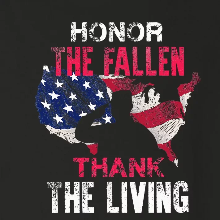 Honor The Fallen Veteran Themed Military Support Toddler Long Sleeve Shirt