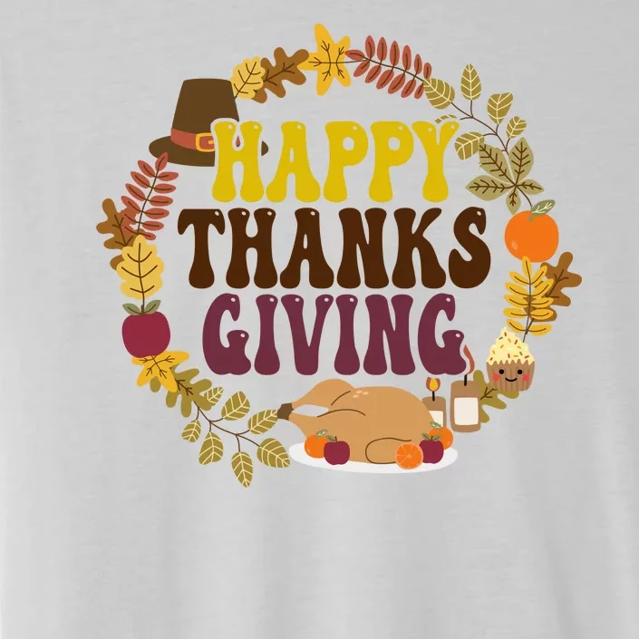 Happy Thanksgiving Fall Holiday ChromaSoft Performance T-Shirt