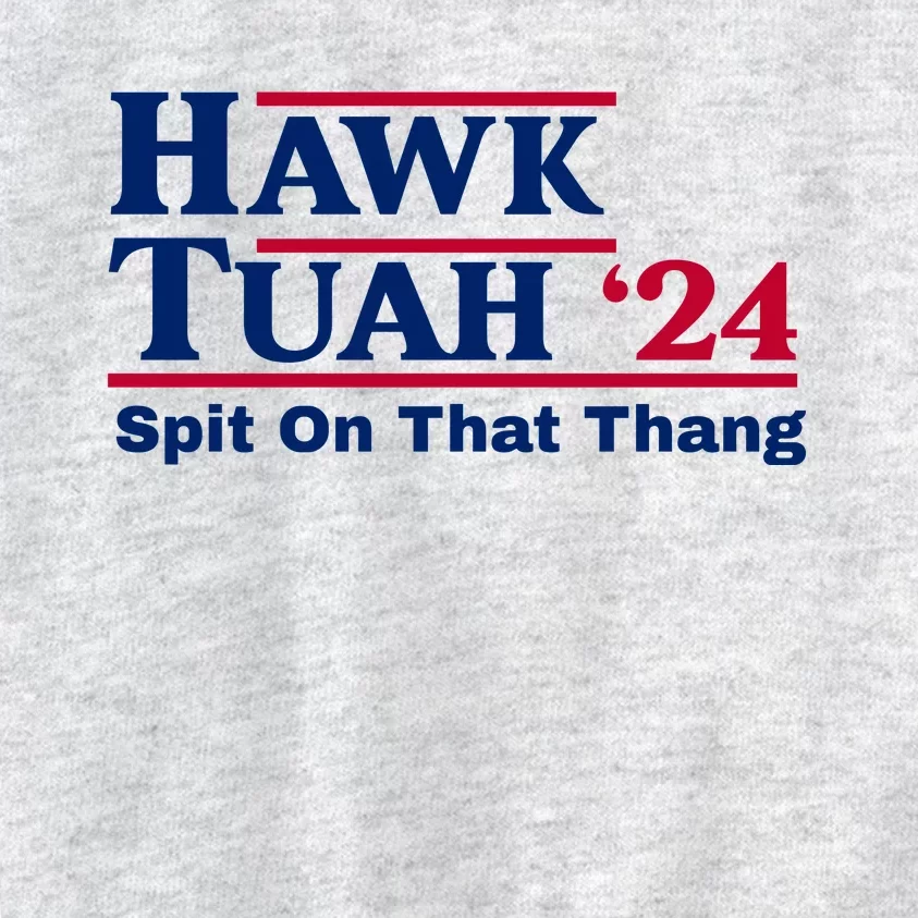 Hawk Tuah Funny Saying Kids Sweatshirt