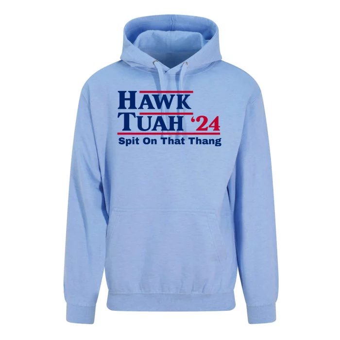 Hawk Tuah Funny Saying Unisex Surf Hoodie